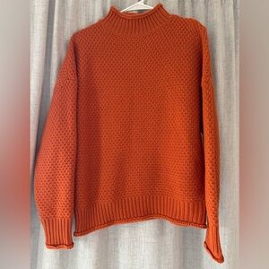 Zesica Cozy Orange Sweater. EUC. Women’s Medium.